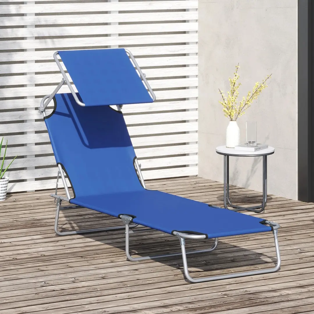 Sezlong Outsunny 84B-001BU (Blue)