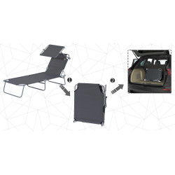 Шезлонг Outsunny 84B-001GY (Grey) Thumb