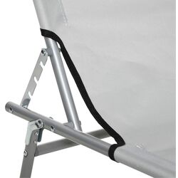 Шезлонг Outsunny 84B-001LG (Light Grey) Thumb