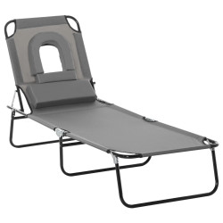 Sezlong Outsunny 84B-002CG (Grey) Thumb