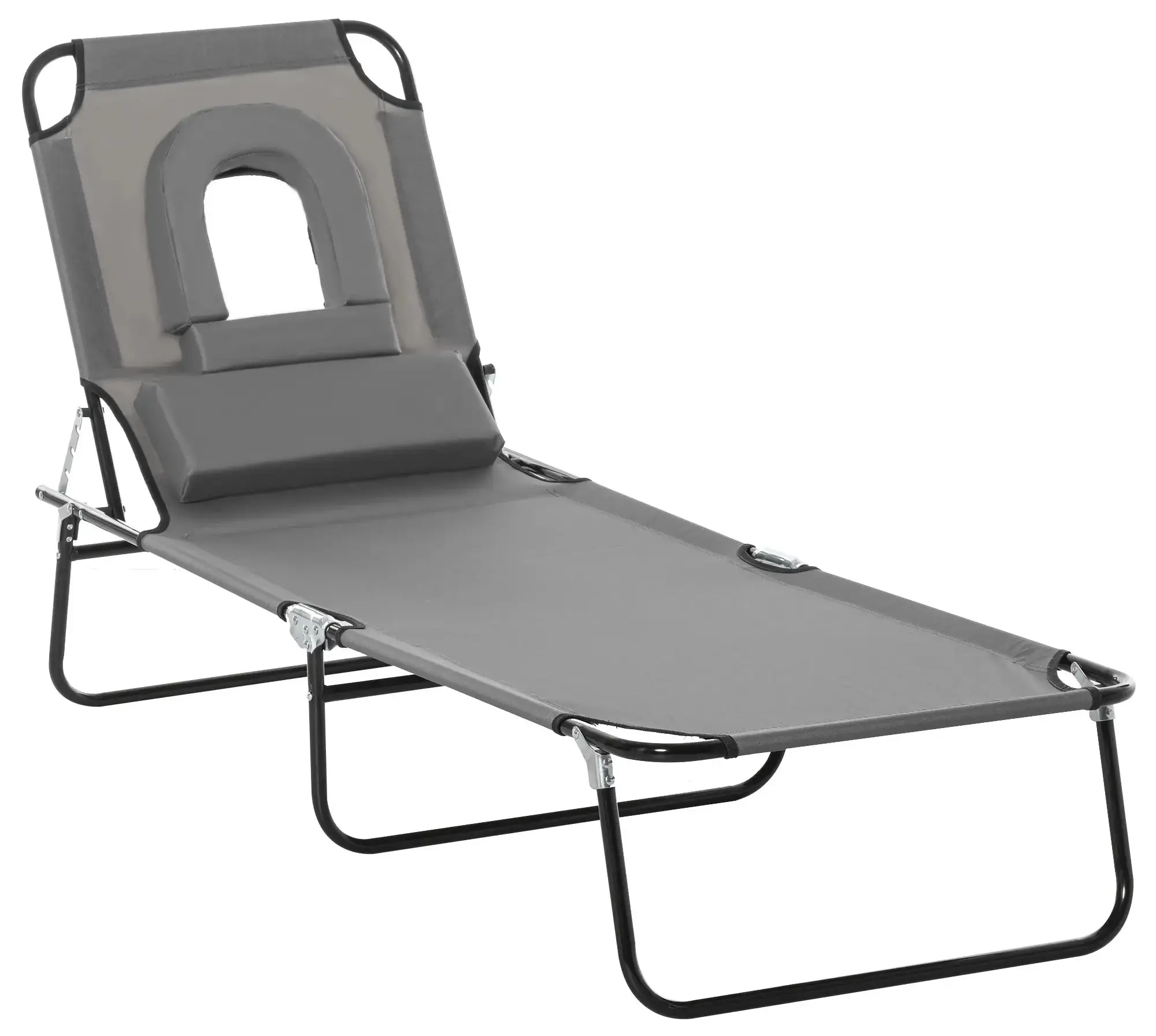 Sezlong Outsunny 84B-002CG (Grey) - 2