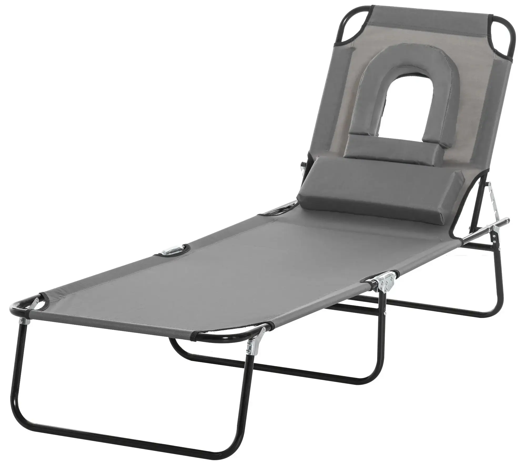 Sezlong Outsunny 84B-002CG (Grey) - 3