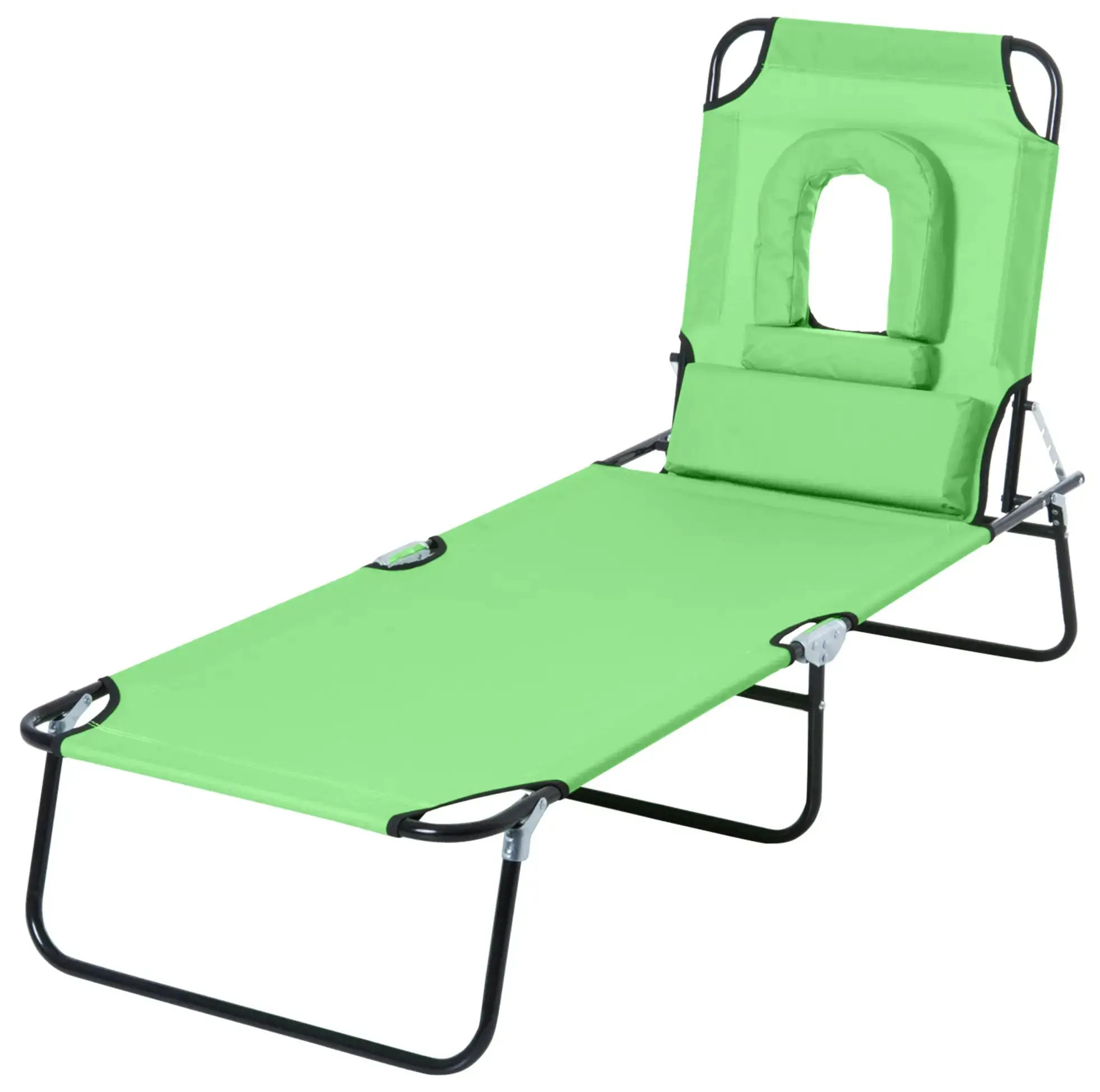 Sezlong Outsunny 84B-002GN (Green) - 3