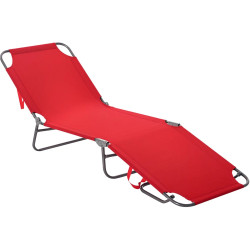 Шезлонг Outsunny 84B-129 (Red) Thumb