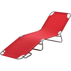 Шезлонг Outsunny 84B-129 (Red) Thumb