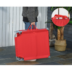 Шезлонг Outsunny 84B-129 (Red) Thumb