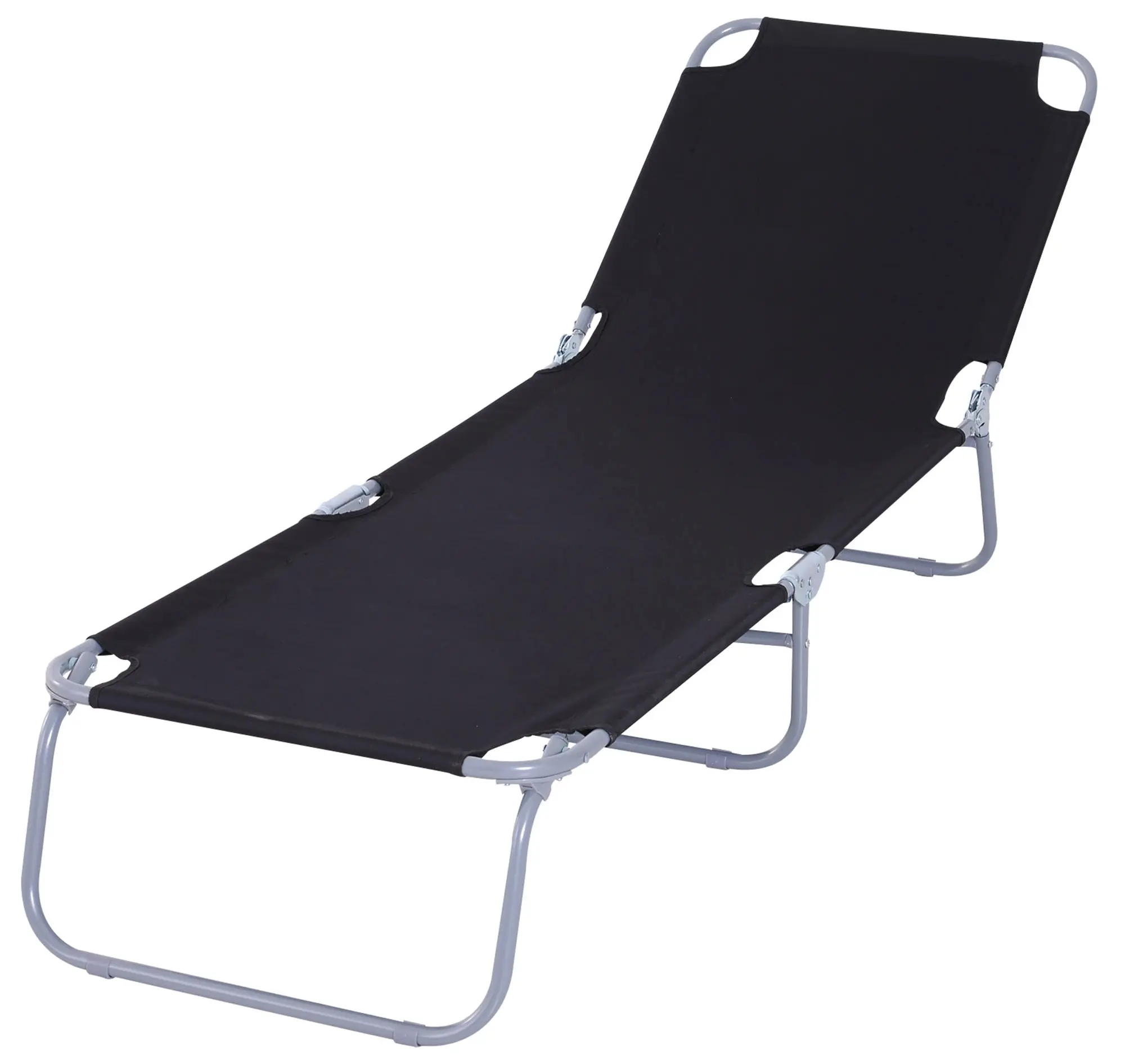 Шезлонг Outsunny 84B-129BK (Black) - 3