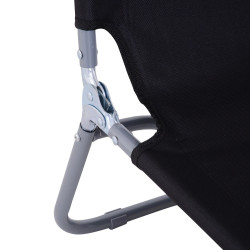Шезлонг Outsunny 84B-129BK (Black) Thumb