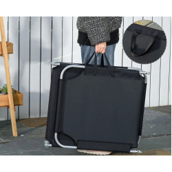 Шезлонг Outsunny 84B-129BK (Black) Thumb