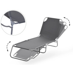 Sezlong Outsunny 84B-129GY (Grey) Thumb