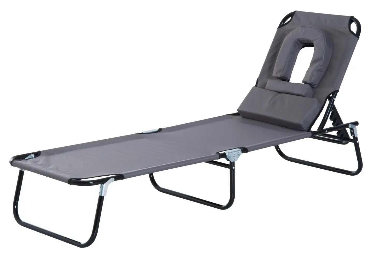 Шезлонг Outsunny 84B-177 (Grey) - 3
