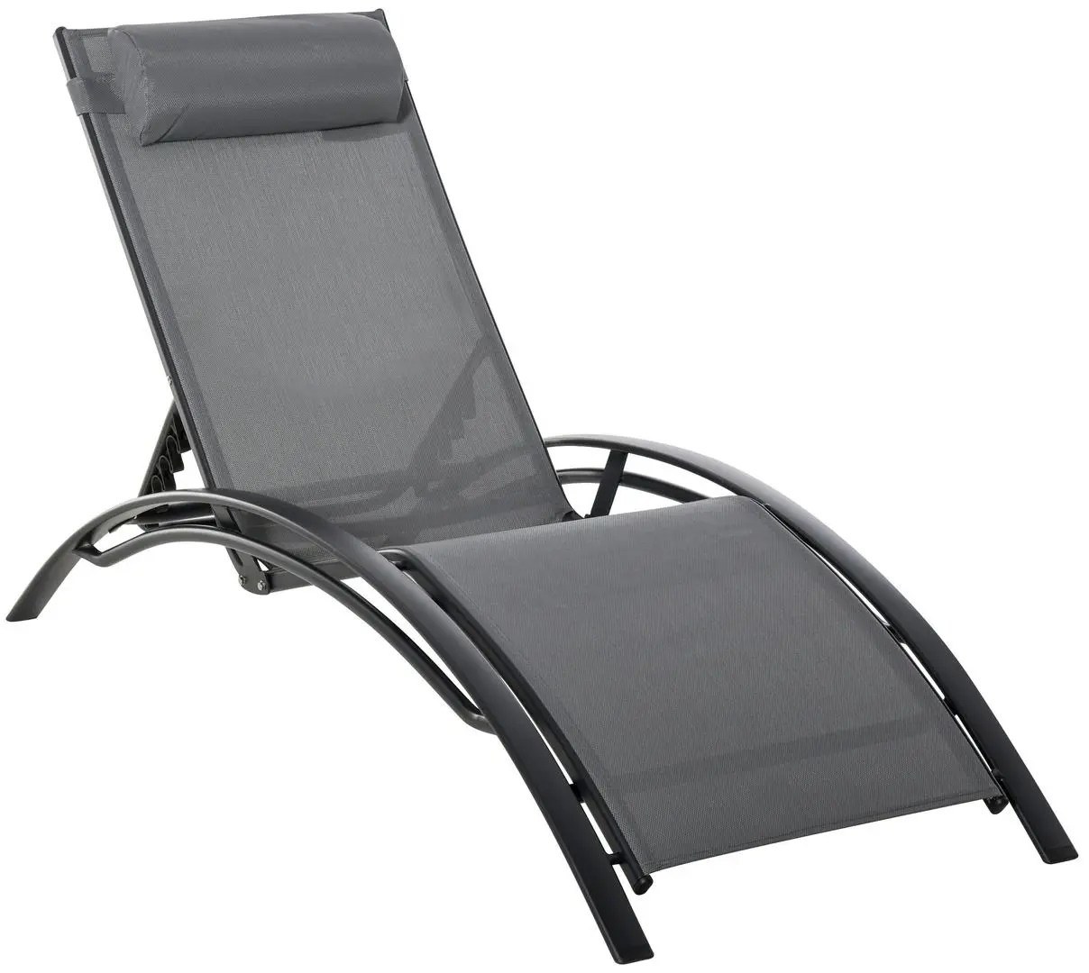 Sezlong Outsunny 84B-179V01CG (Grey)