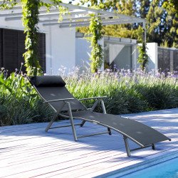 Sezlong Outsunny 84B-184BK (Black) Thumb