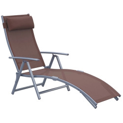 Sezlong Outsunny 84B-184BN (Brown) Thumb
