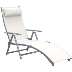 Sezlong Outsunny 84B-184CW (Cream White) Thumb