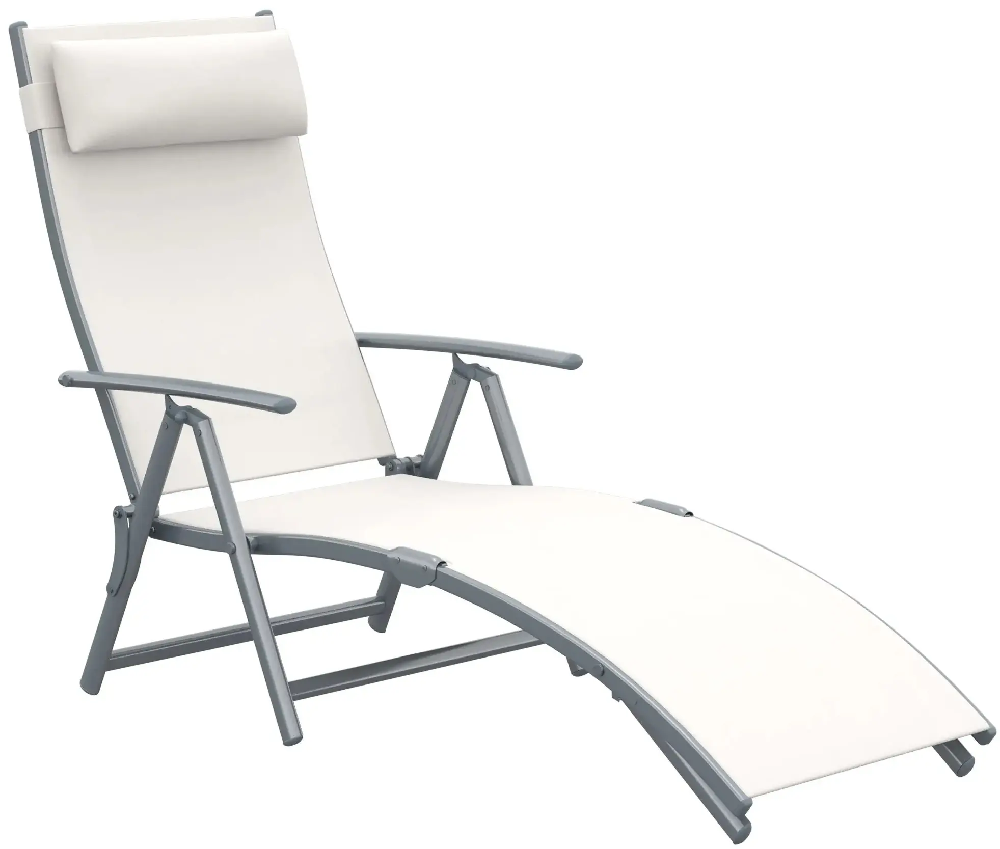 Sezlong Outsunny 84B-184CW (Cream White) - 3