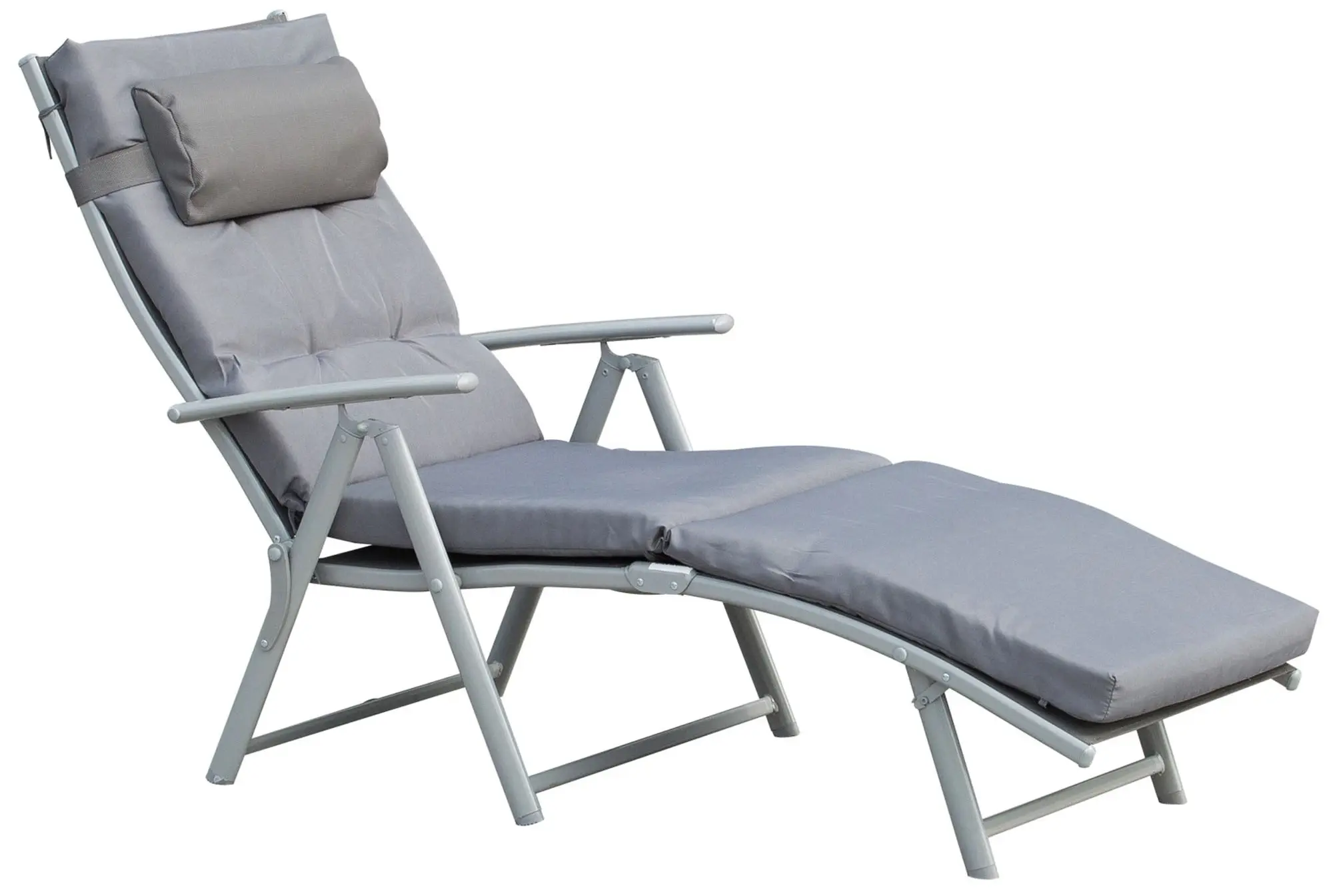 Шезлонг Outsunny 84B-184V01GY (Grey)