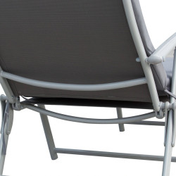 Шезлонг Outsunny 84B-184V01GY (Grey) Thumb