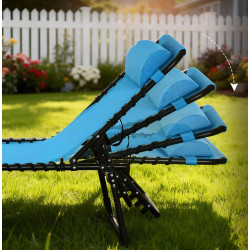 Sezlong Outsunny 84B-206BU (Blue) Thumb