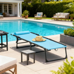 Sezlong Outsunny 84B-206BU (Blue) Thumb