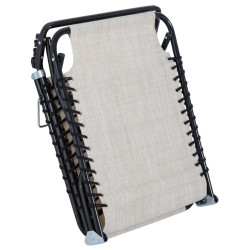 Шезлонг Outsunny 84B-206CW (Cream White/Black) Thumb