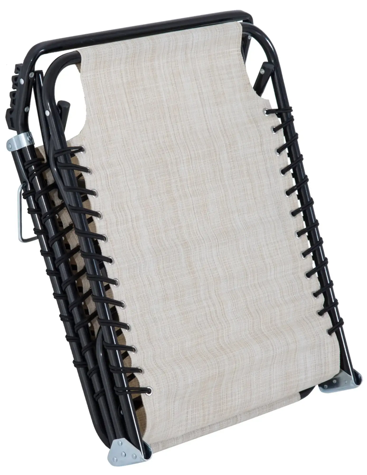 Шезлонг Outsunny 84B-206CW (Cream White/Black) - 4