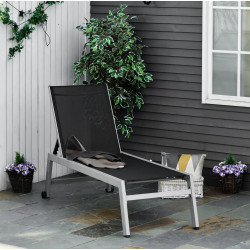 Sezlong Outsunny 84B-340BK (Black) Thumb