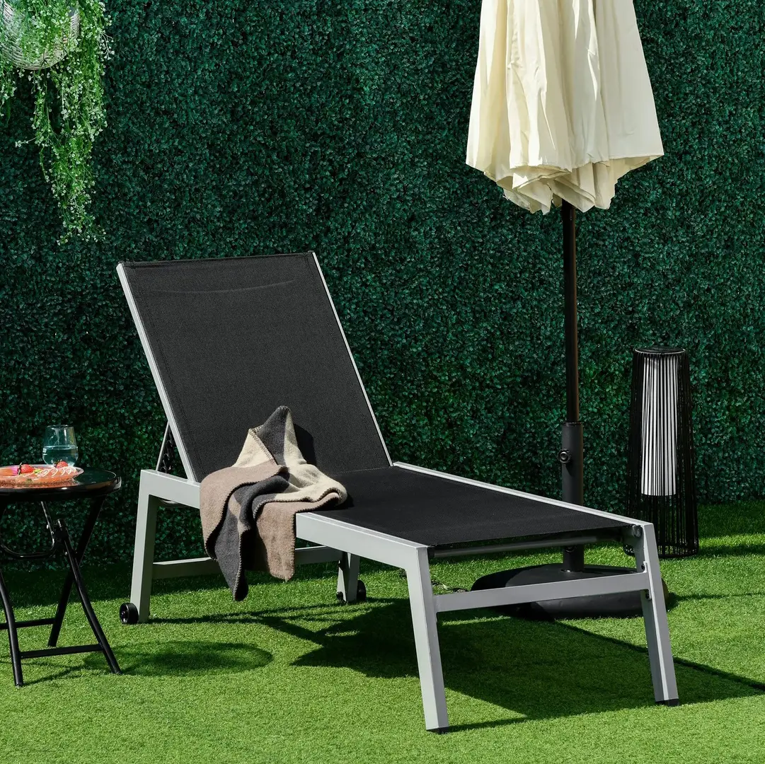 Sezlong Outsunny 84B-340BK (Black)