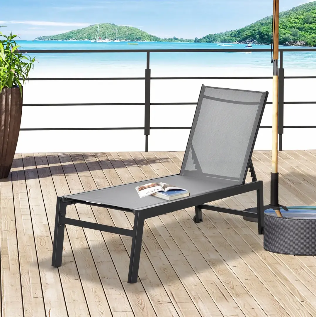 Sezlong Outsunny 84B-340GY (Grey)