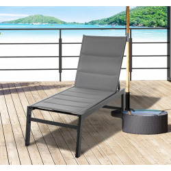 Шезлонг Outsunny 84B-343V02GY (Grey) Thumb