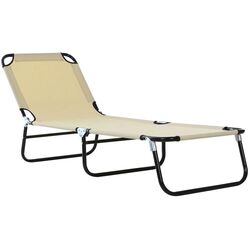 Sezlong Outsunny 84B-442CW (Beige) Thumb