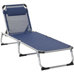 Sezlong Outsunny 84B-592NU (Blue) Thumb