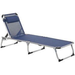 Sezlong Outsunny 84B-592NU (Blue) Thumb