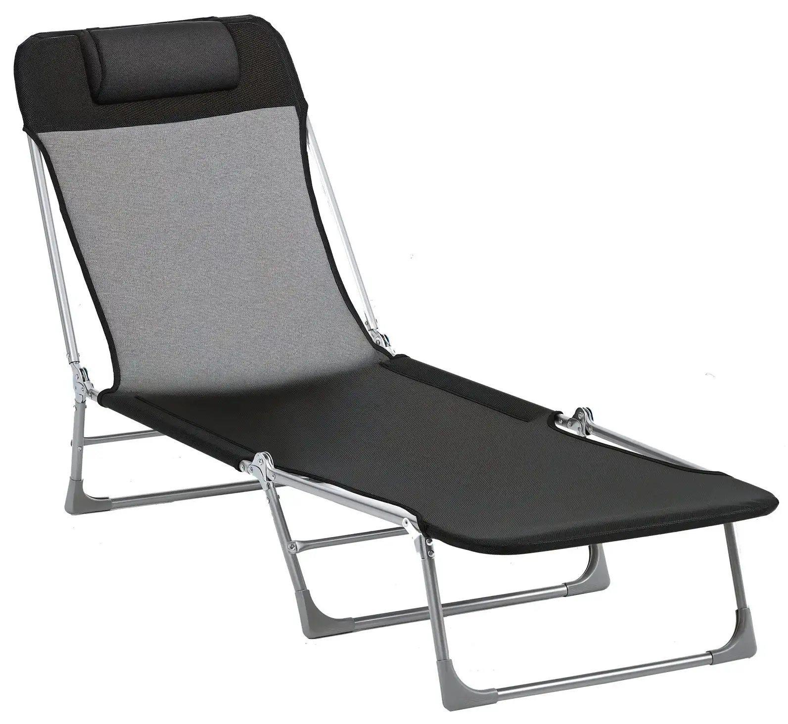 Sezlong Outsunny 84B-622BK (Black) - 2