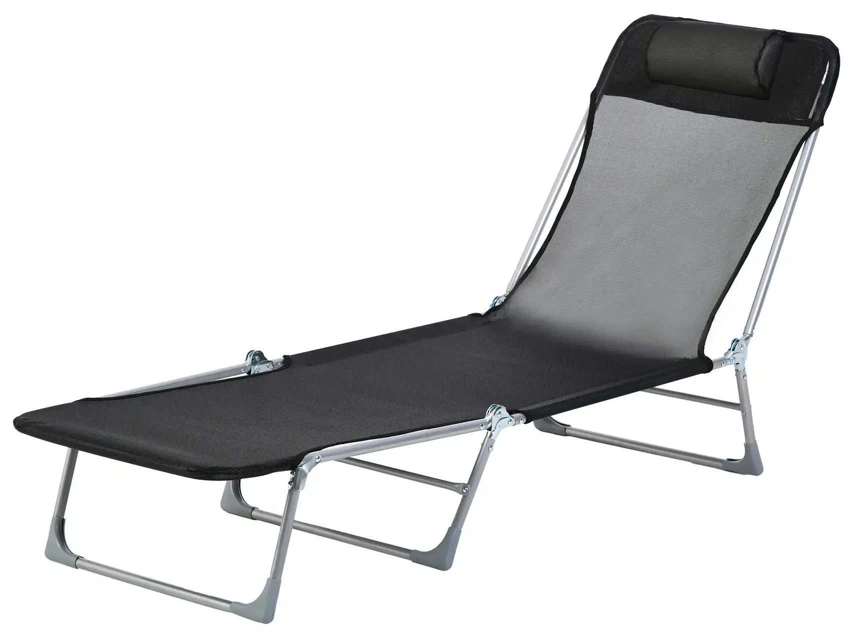 Sezlong Outsunny 84B-622BK (Black) - 3