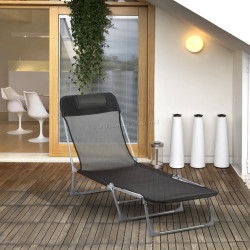 Sezlong Outsunny 84B-622BK (Black)