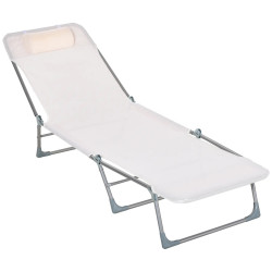 Sezlong Outsunny 84B-622CW (Cream White) Thumb