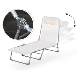 Sezlong Outsunny 84B-622CW (Cream White) Thumb