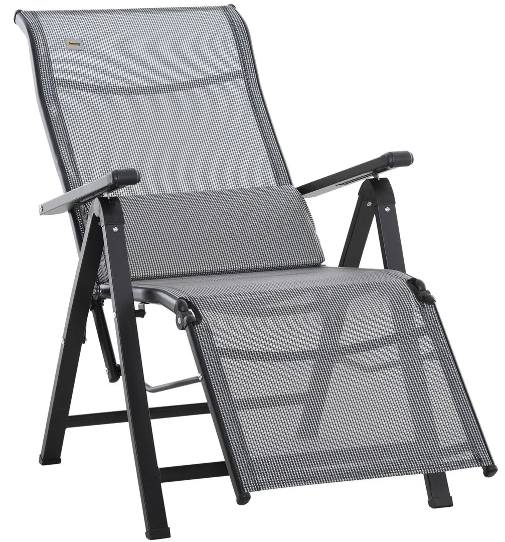 Sezlong Outsunny 84B-760 (Grey) - 7