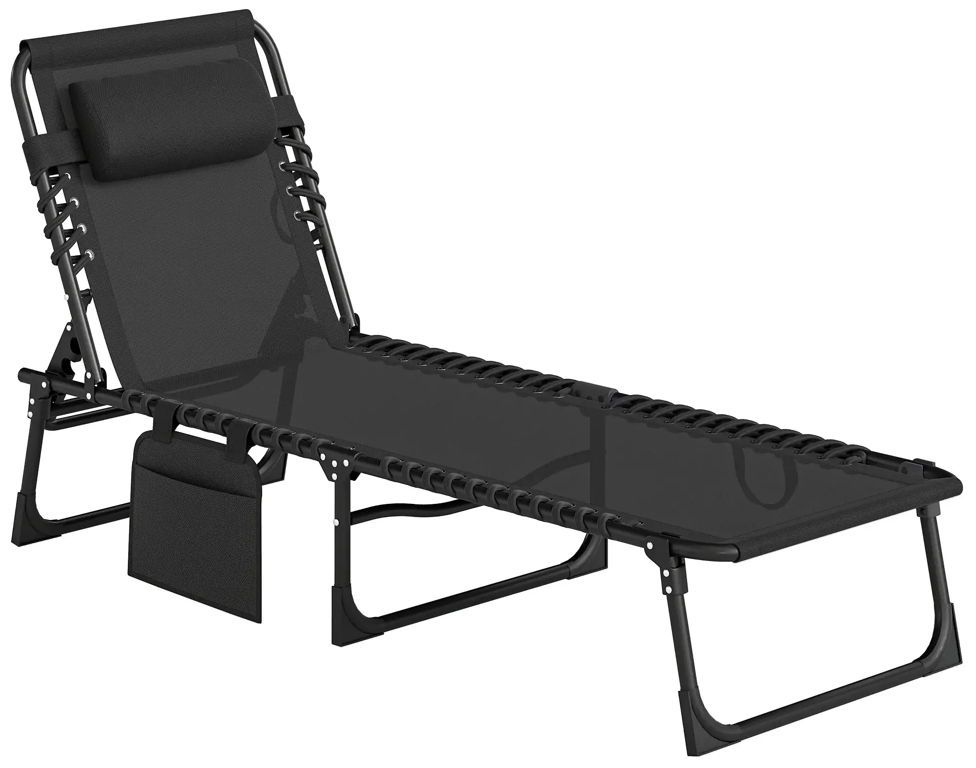 Шезлонг Outsunny 84B-812BK (Black) - 2