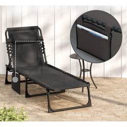 Шезлонг Outsunny 84B-812BK (Black) Thumb