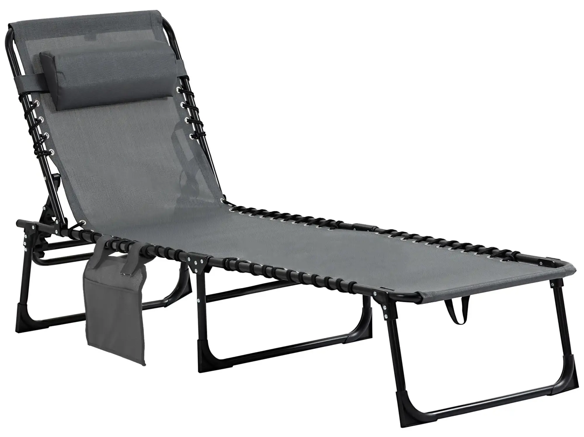 Шезлонг Outsunny 84B-812GY (Grey) - 3