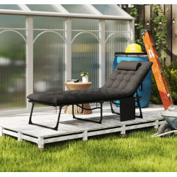 Sezlong Outsunny 84G-125V00BK (Black) Thumb