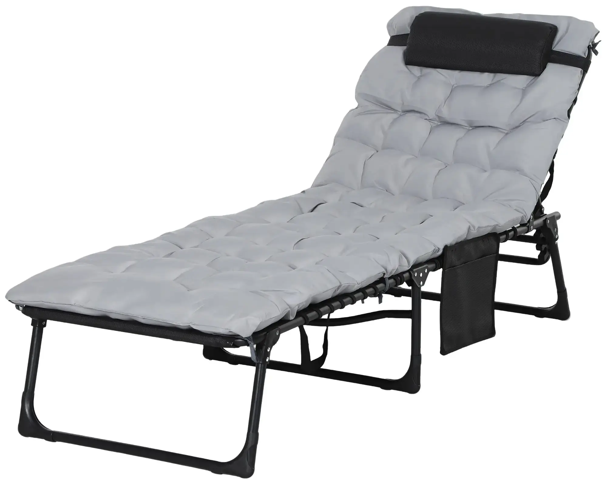 Шезлонг Outsunny 84G-125V00LG (Light Grey) - 2