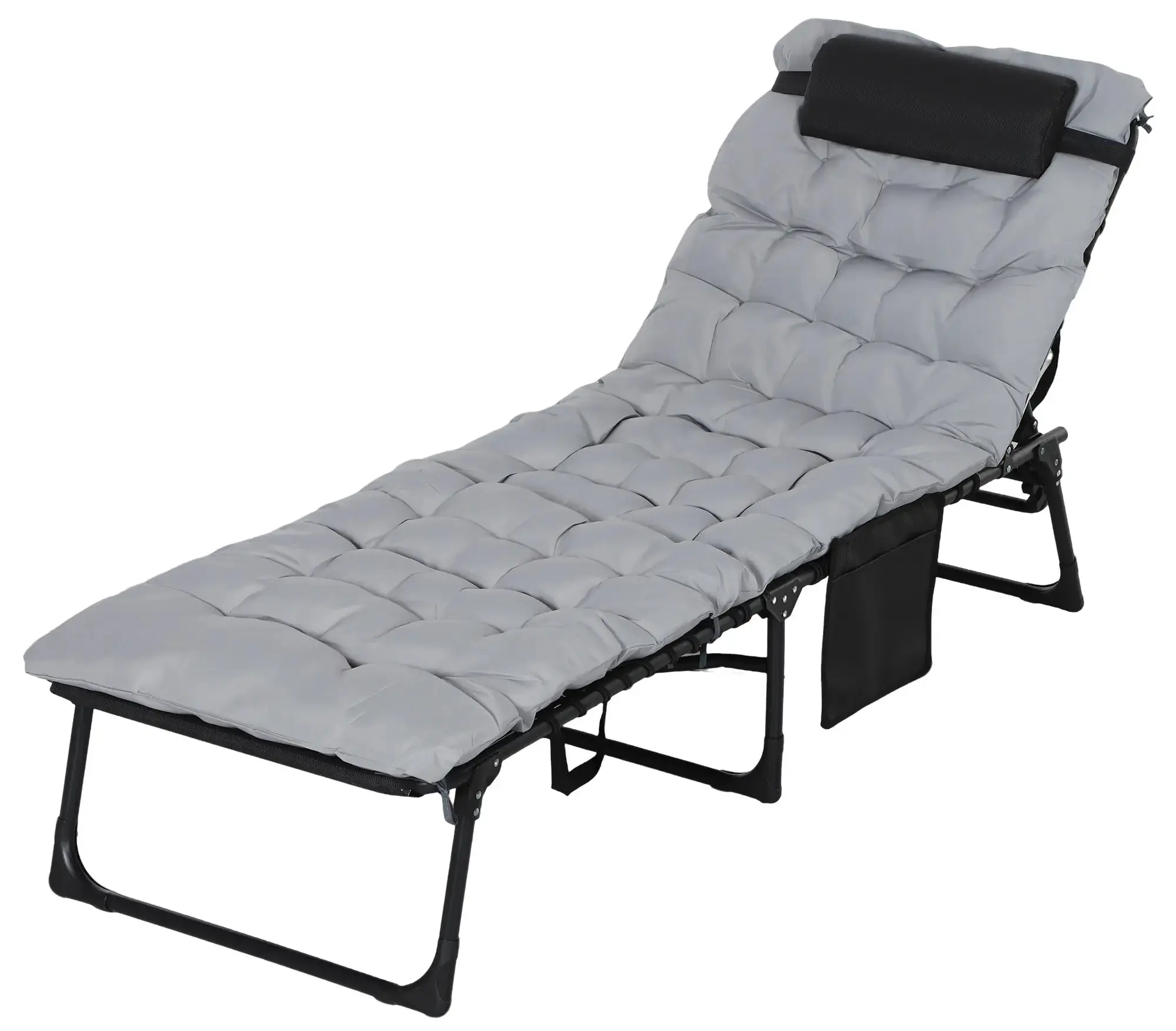 Шезлонг Outsunny 84G-125V00LG (Light Grey) - 3