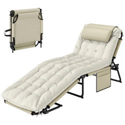 Sezlong Outsunny 84G-351V00BG (Beige/Black) Thumb