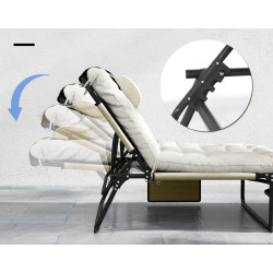 Sezlong Outsunny 84G-351V00BG (Beige/Black) Thumb