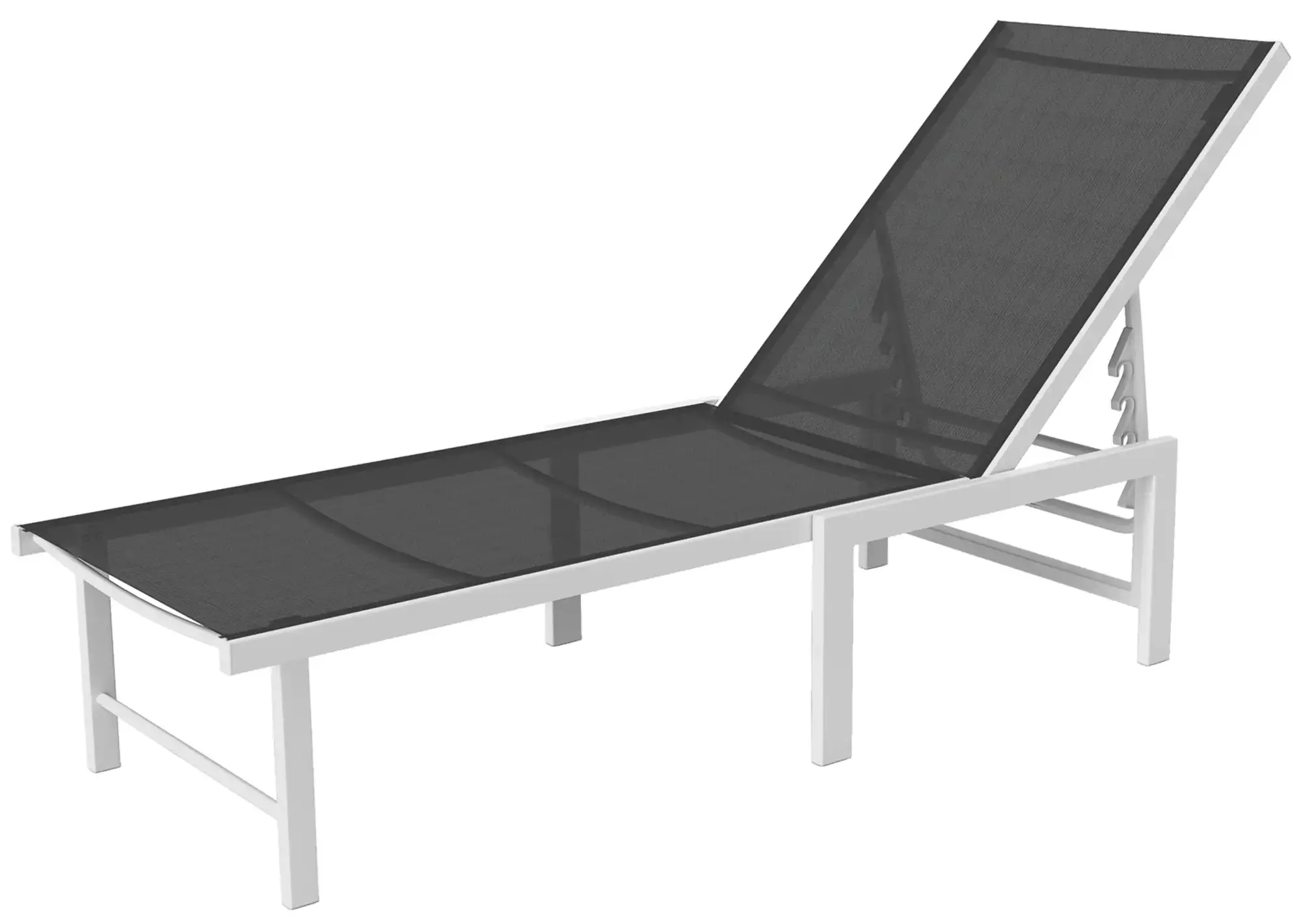 Sezlong Outsunny 84G-596V01GY (Grey/White) - 2