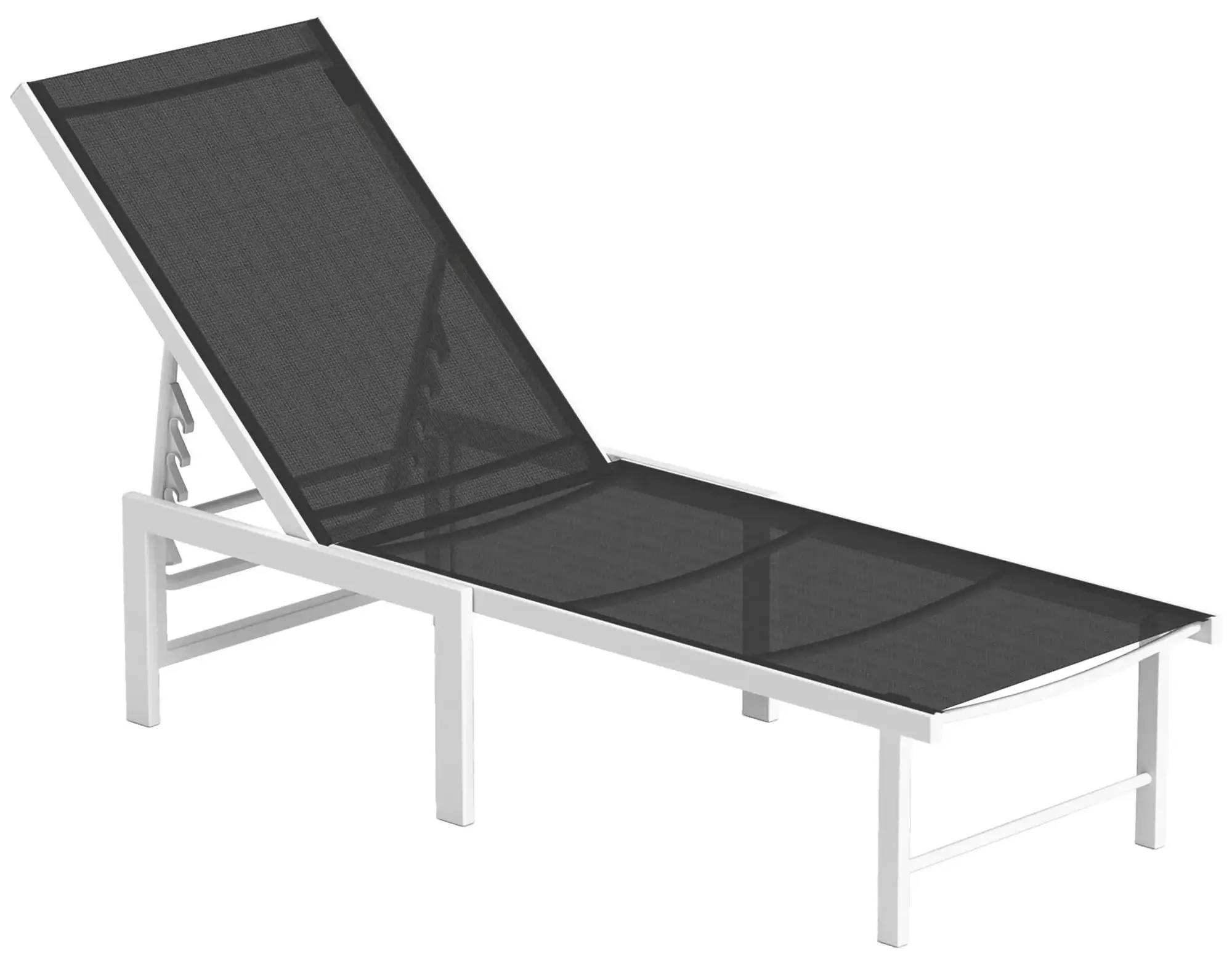 Sezlong Outsunny 84G-596V01GY (Grey/White) - 3