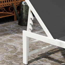 Sezlong Outsunny 84G-596V01GY (Grey/White) Thumb